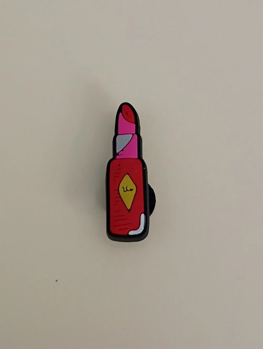 10 for $10 Jibbitz Croc Charm - Lipstick Makeup Pink Lipstick in Red Holder